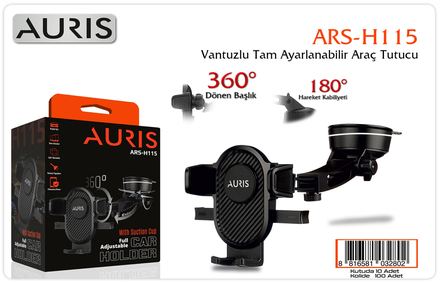 Auris H115 Araç İçi Tel.Tutucu